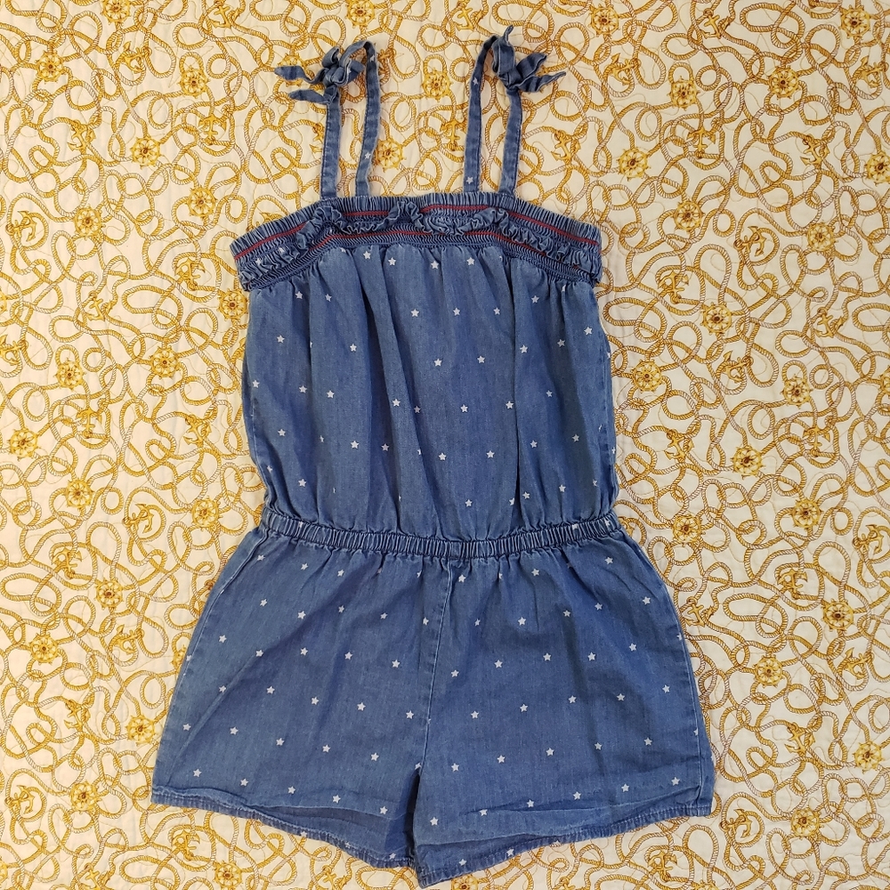 Cat & Jack denim print kids Romper